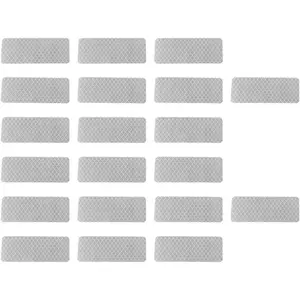 20PCS Car Safety Reflective Stickers, Waterproof Warning Reflective Tape, Night Visibility Reflective Strips for Trailers, Motorcycles, Bicycles, Cars, Helmets, 3.14 x 1.14 Inch (White)