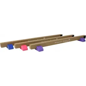 Tumbl Trak Royal Blue Brianna Beam Suede Balance Beam with Royal Blue Beam Legs, 8-Feet Length x 4-Inch Width x 6-Inch Height