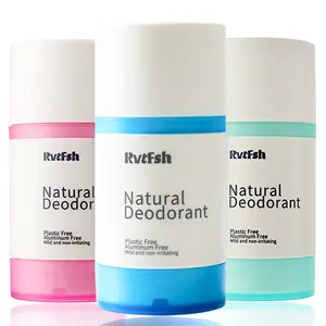 3PS RVTFSH Deodorant ExtraStrength Natural Moisturizes Deodorant For Women& Men Aluminum Free Parabens Free 48H Odor Protection lavender & rose and mint & cologne and coconut & vanila 2.65 0z