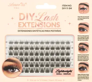 Amor Us # 5 DIY Lash Extension - Eyelashes for Makeup, Lightweight and Easy to Use, Flexible Design