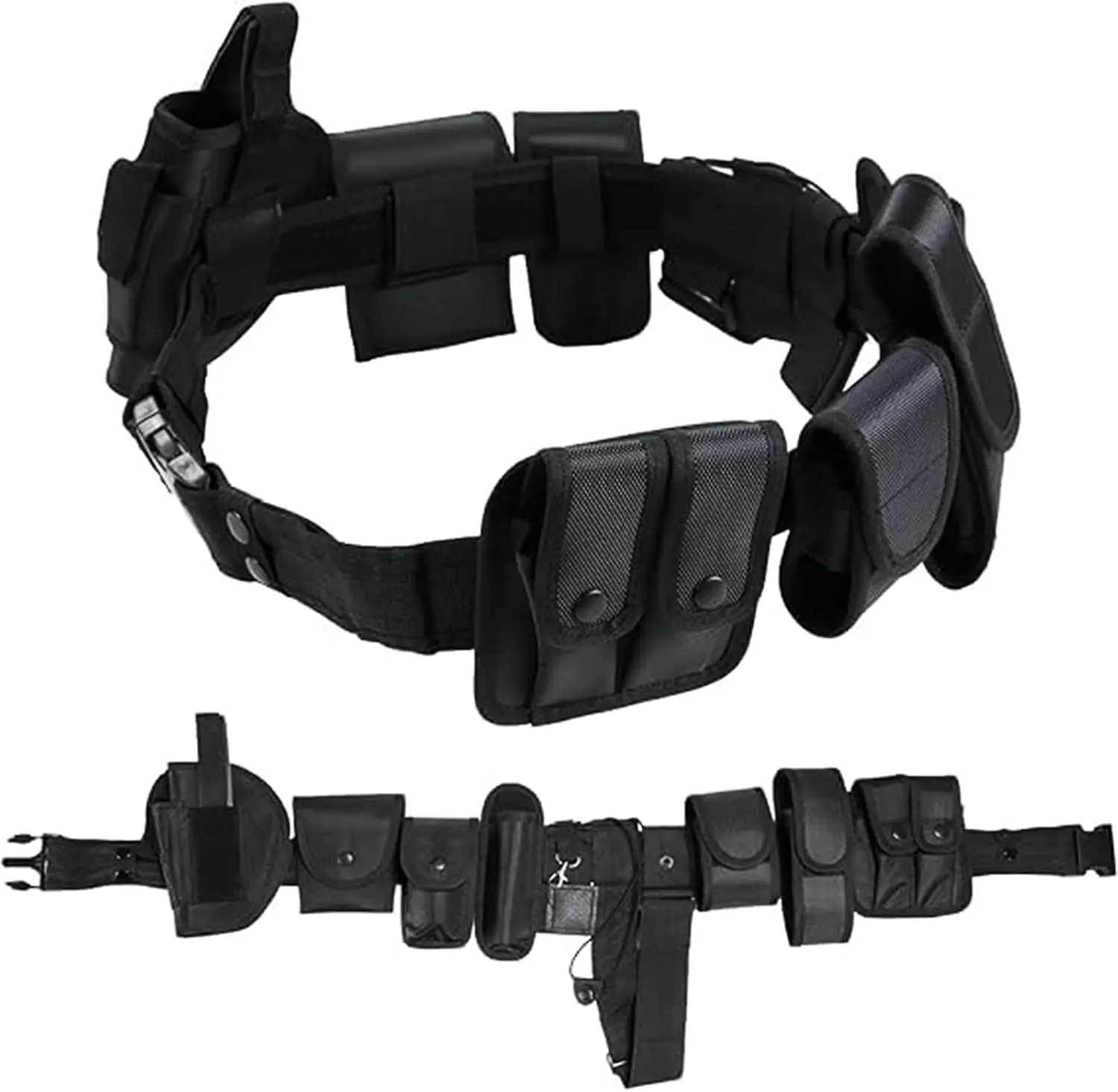 10 in 1 Police Security Duty Belts, Law Enforcement Tactical System | Nylon, Versatile Military Modular Equipment System, Duty Belt Set for Law Enforcement, Ultimate Tactical Belt Set