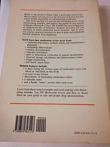 USED-200 Medication Errors and How to Avoid Them by Michael R. Cohen (Paperback)