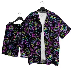 Shadow PKM poke Set Hawaiian Shirt mon For All Ages Tropical Button Up Shirt Unisex Summer Outfit Cute Beach Shorts Retro Pattern Shirt Gifts Limited Drop 2026 – Cute Anime Hawaiian Shirt (Summer Exclusive)