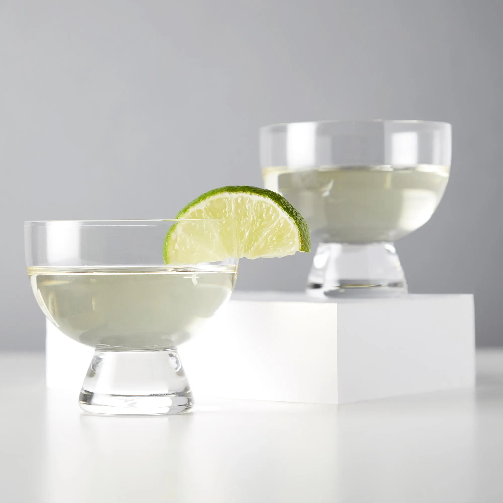 Crystal Mezcal Glasses Set of 2 - Lead-Free & Copita-Inspired, Great for Whiskey, Tequila & Brandy, a Premium Glassware Find
