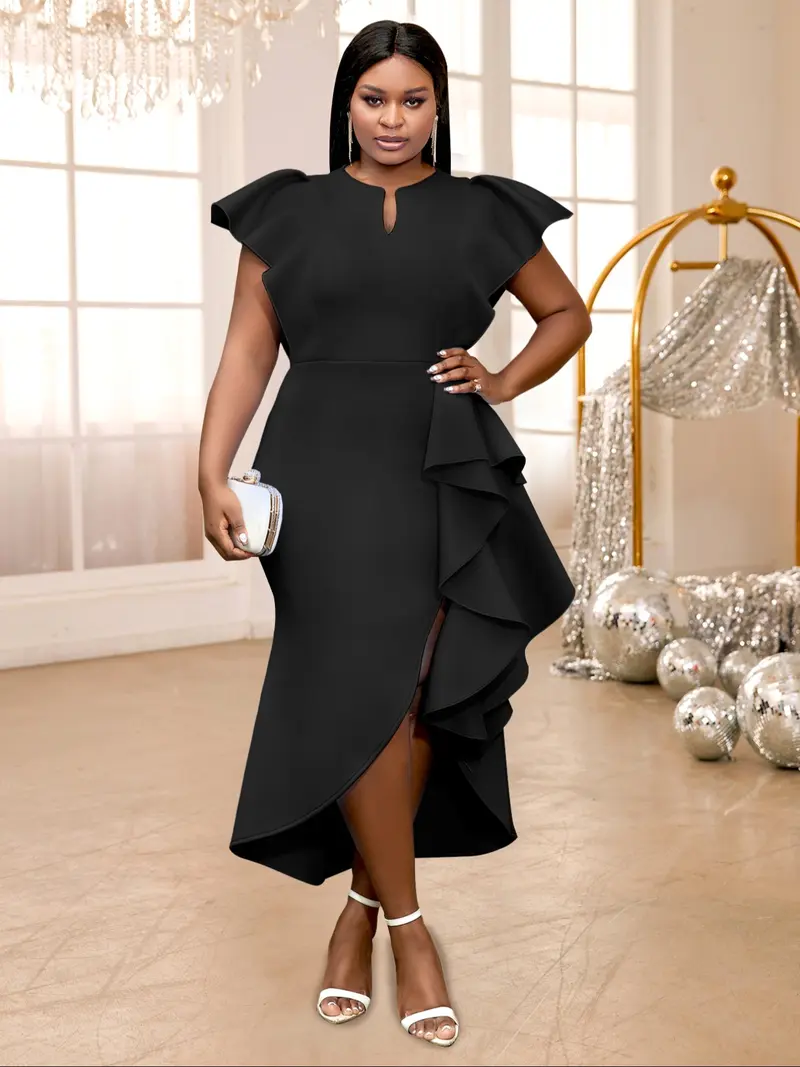 plus size black dress for wedding guest - TikTok Shop plus size black dress for wedding guest - TikTok Shop