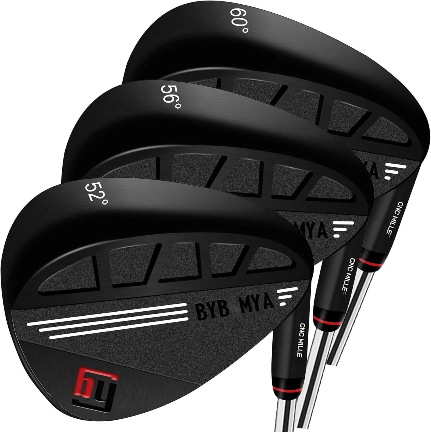 Golf Wedge 52 56 60 Degree Set Sand Gap Wedge For Right Hand Full Groove Design Delivers Maximum Spin And Control Around The Green