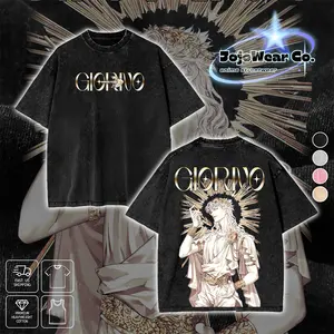 Giorno Giovanna JoJo's Bizarre Adventure Graphic T-shirt Hoodie Crewneck Sweatshirt Tank Top Oversized Streetwear 100% Premium Cotton Fabric Tee Unisex Vintage Double Printed Washed Top Gift For Anime Manga Fan Menswear Apparel