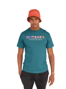 Teal "Worldwide" T-Shirt