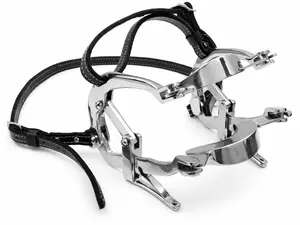 Equine Dental Millenium Speculum – Horse Mouth Gag with Stainless Steel Frame & Durable Leather Straps – Veterinary Grade Dental Float Tool for Horses