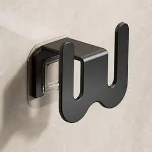 Wall-Mounted Slippers Rack, High-Quality Aluminum, No Drilling, Waterproof and Rust-Resistant, Space-Saving, Bathroom Slipper Organizer