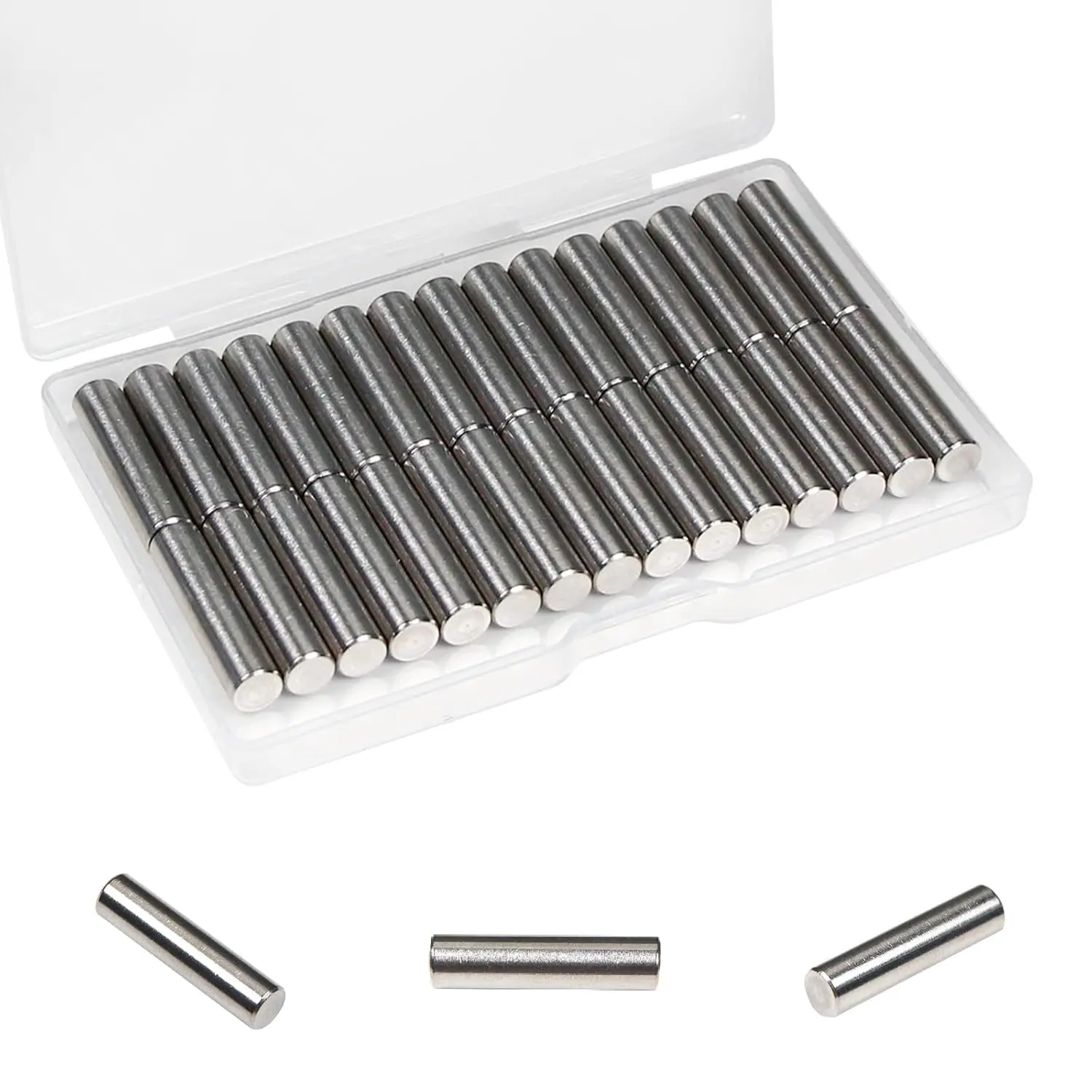 30 count M6 x 25mm Dowel Pin 304 Stainless Steel Cylindrical Dowel Pins Shelves Dowel Pin Bookshelf Support Pegs for Metal Devices Cabinet Furniture Fixing Component Position  Bunk Bed
