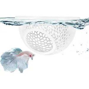Floating Betta Hide & Shrimp Cave – All-in-One Aquarium Hammock, Feeder, and Safe Resting Spot for Stress-Free Fish Tanks
