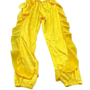 Women's Yellow Pants Size M - Comfortable Casual Wear for Everyday Use - Bottom, Womenswear