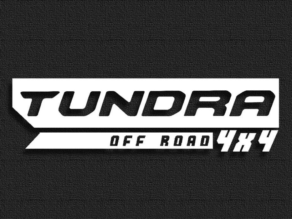 Tundra Truck Bed Vinyl Decal Set of 2 Off Road 4x4 Design for Enhanced Vehicle Aesthetics stickers