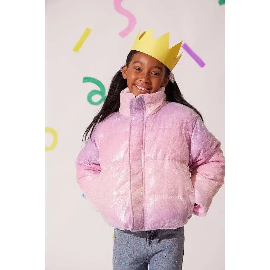 Cotton Candy Shimmer Puffer