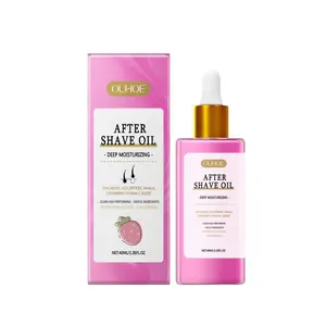 Strawberry Scented Post-Shave Care Oil, Deep Moisturizing & Nourishing, Restores Skin Softness, Smooth & Silky Skin, Liquid Form, Made in China
