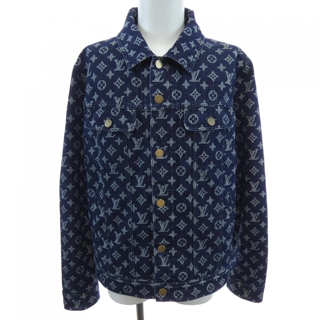 Pre-owned Louis Vuitton Denim Small Leather Goods Jacket