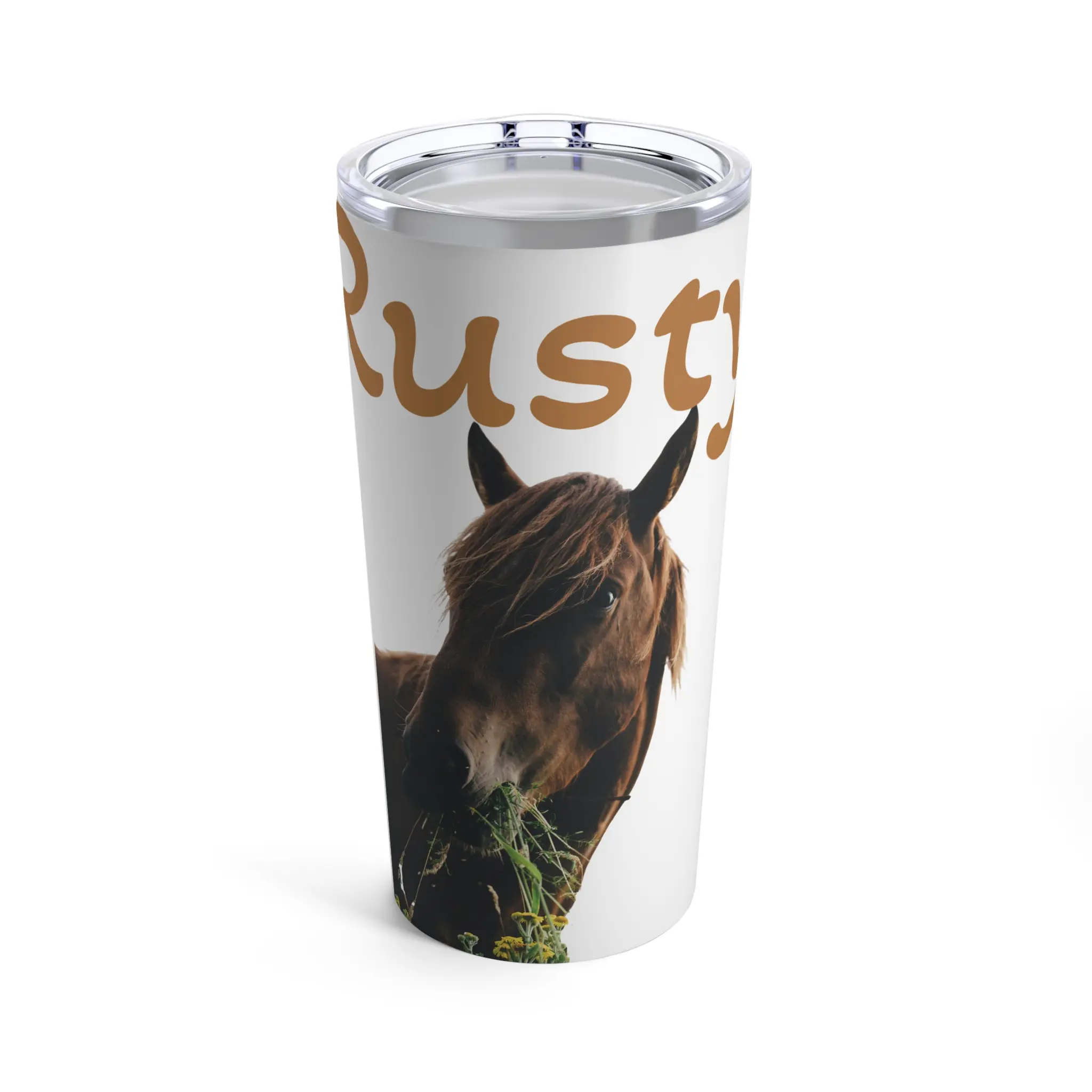 Personalized Pet Photo 20oz Tumbler, Custom Pet Name Insulated Drinkware, Dog Lover Gift, Cat Mom Present, Photo Tumbler Gift Idea, Pet