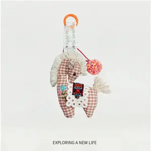 Little Horse Bag Charm – Cute Soft Fur Keychain for Car Mirror or Purse – Adorable Outdoor Animal Pendant Gift for Women & Girls