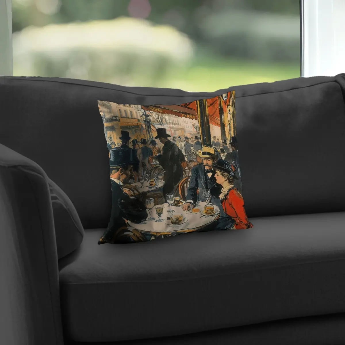 360 Stand 14x14 in. Printed Art Twill Weave Service Pillow - Plush Fill, Elegant Home Decor Accent, Cozy Bedding & Linens Soft Furnishing Textile, Home Decorative Cushion, Sofa Cushion, Comfy Cushions, Fabric Cushion