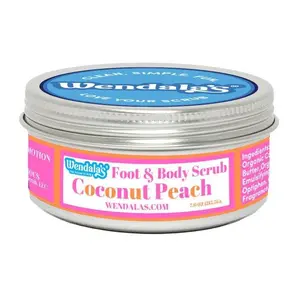 Coconut Peach Foot & Body Scrub