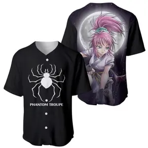 Machi Komacine Baseball Jersey, Anime Shirt, Cartoon Jersey, Retro Trendy Anime Jersey Shirt, Stylish Jersey Outfit, Anime Baseball Jersey, Unisex Anime Shirt, Ideal Gift for Anime Lovers