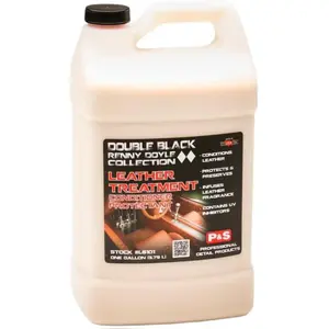 16 OUNCES - P & S Professional Detail Products Double Black Collection Leather Treatment Conditioner & Protectant 1 Gallon with UV Protection & Intense Leather Scent