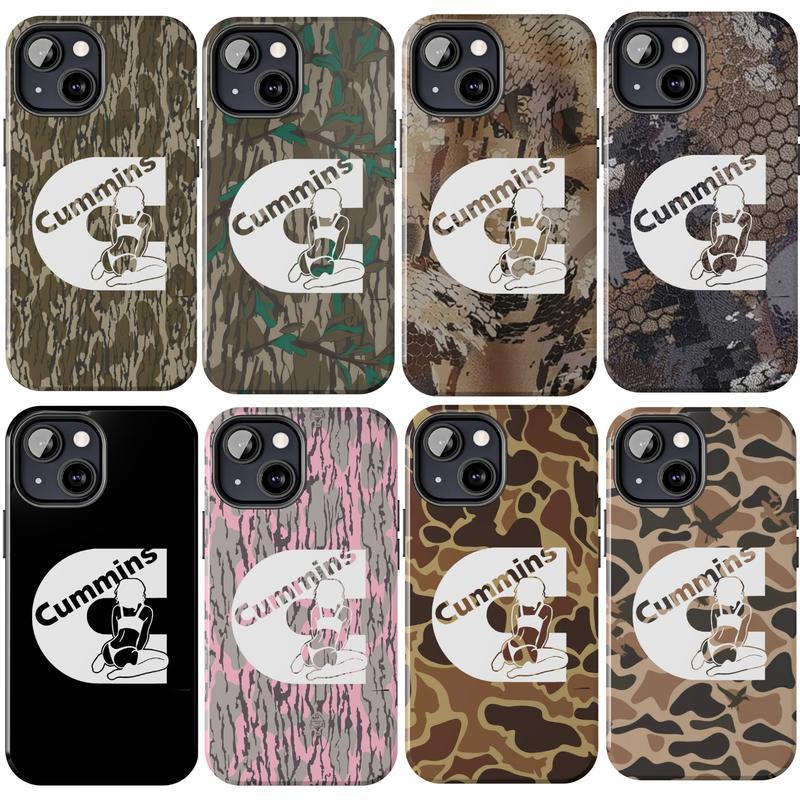 Cummins Girl Camouflage Phone Cases For iPhone 17 16 15 14 13 12 11 X 8, Outdoorside, Anti drop, Unique Accessories
