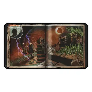 Shangri-la Loading Screen Black Ops Zombies Desk Mat - Anti-Slip Rubber Base Extra Large Gaming Mousepad - Desk Accesories