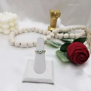 LaYaiBoutique #2349 Eye ring, 14k gold plated, High Quality