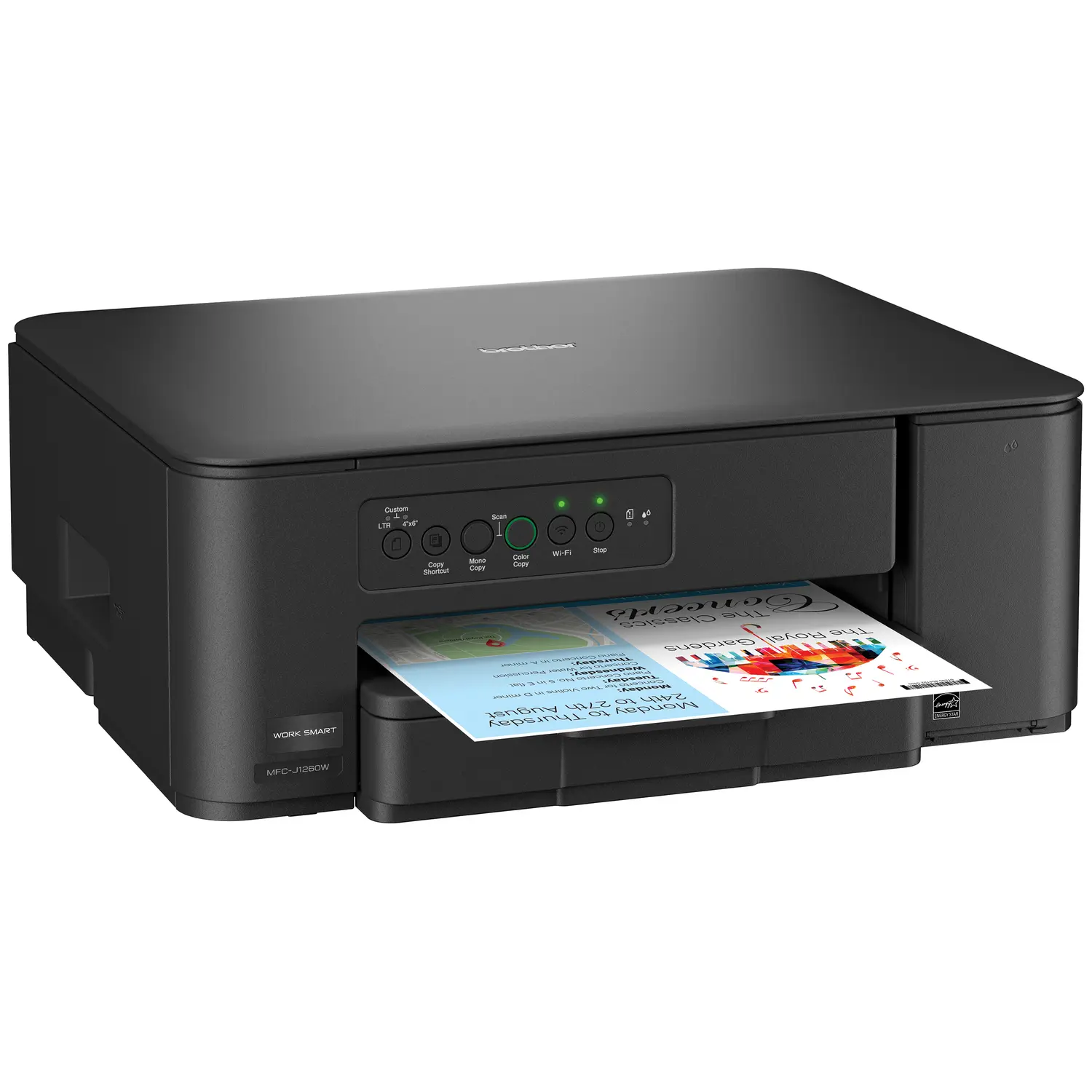 Brother Work Smart MFC-J1260W Wireless Color Inkjet All-in-One Printer