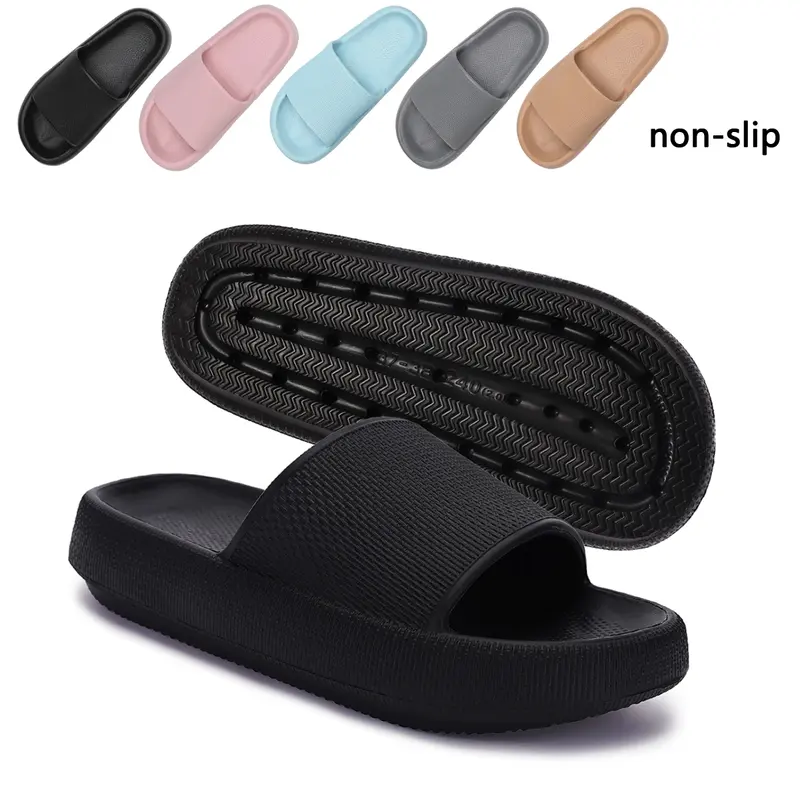 New solid color thick soled women indoor and outdoor non-slip 5CM New solid color thick soled women indoor and outdoor non-slip 5CM