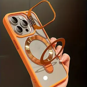 Liquid Silicone Magnetic Phone Case with Ring, Phone Shockproof Protective Cover Protector, Phone Accessories Compatible with iPhone  17 Pro Max 17Air16 15 14 Plus 13 12 Pro Max, Casing, Shell, Protection
