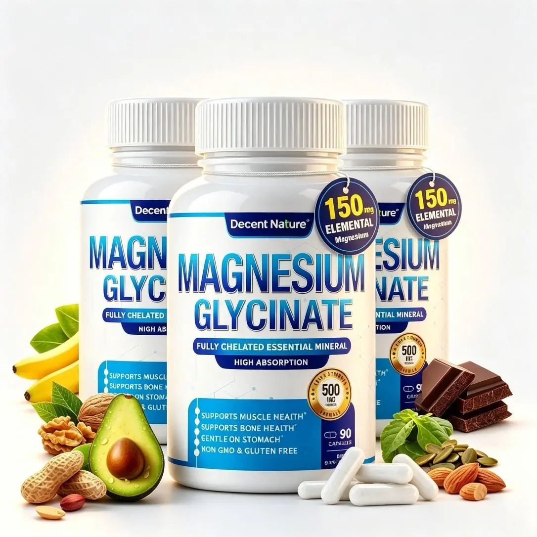 Try This Magnesium Complex 1000mg Made with 7 Elemental Magnesium 90 Capsules