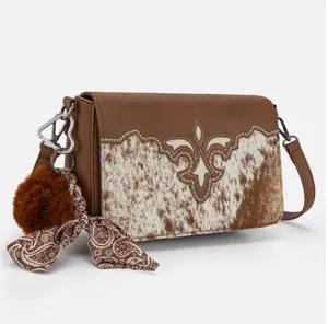 Genuine Cowhide Crossbody by Trinity Ranch