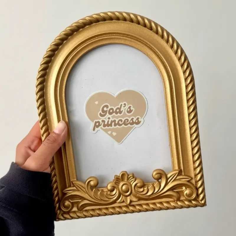 Beige God’s Princess Sticker - Christian Girl Sticker