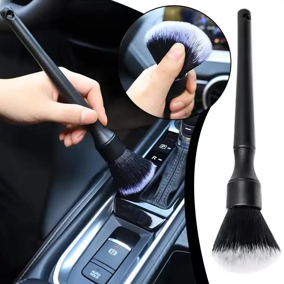 Car Dust Brush Interior Cleaning Tool, Air Vent Cleaner Soft Bristle Brush, Car Wash Gap Brush, Vehicle Detailing Accessory, Car Detailing Accessories, Car Detailing Supplies
