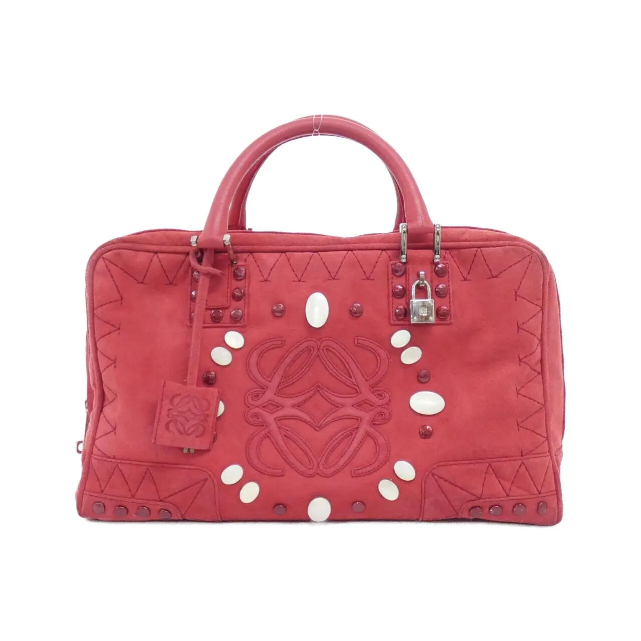 Pre-owned Loewe Suede Shoulder Bags Amazona Handbag