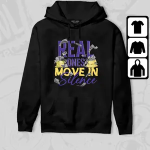 Field Purple 12s Hoodie Match Move In Silence Money