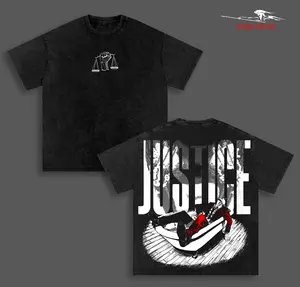 Hiromi Higuruma JJK Anime Double Printed Vintage Washed Tee Unisex Oversize Anime Manga Washed Heavyweight Cotton T-shirt