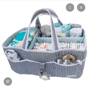 Diaper Caddy - Organized Storage for Diapers, Toys, and Essentials - Perfect for Parents on the Go - Durable and Convenient Design
