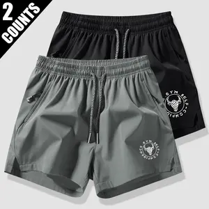 Men’s Casual Loose Sports Quick-Dry Shorts, Elastic Waistband & Belt Fitness Training Shorts with Pockets, Lightweight Sports Running Shorts everyday bottom Men's Breathable Drawstring Jogger Shorts Zipper Athletic Shorts quick-dry comfortable short