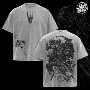 Sauron Lord of the rings Tee Retro Vintage Menswear Gift movie fans Top Apparel Classic Seamless Simple Straight Man Clothes Cotton designer T-shirt, graphic tees, men gifts, ,Graphic Streetwear, for Game Fans