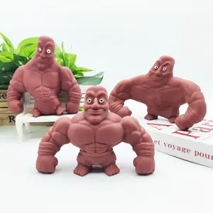 Ai Shanhaijing Muscle Man, Soft Clay Toy, Deformable Stress Relief Statue, Parent Child Interactive Toy, Fun and Creative Gift, Stress Relief Fidget, Stress Relief Tools, Anxiety Relief Fidget
