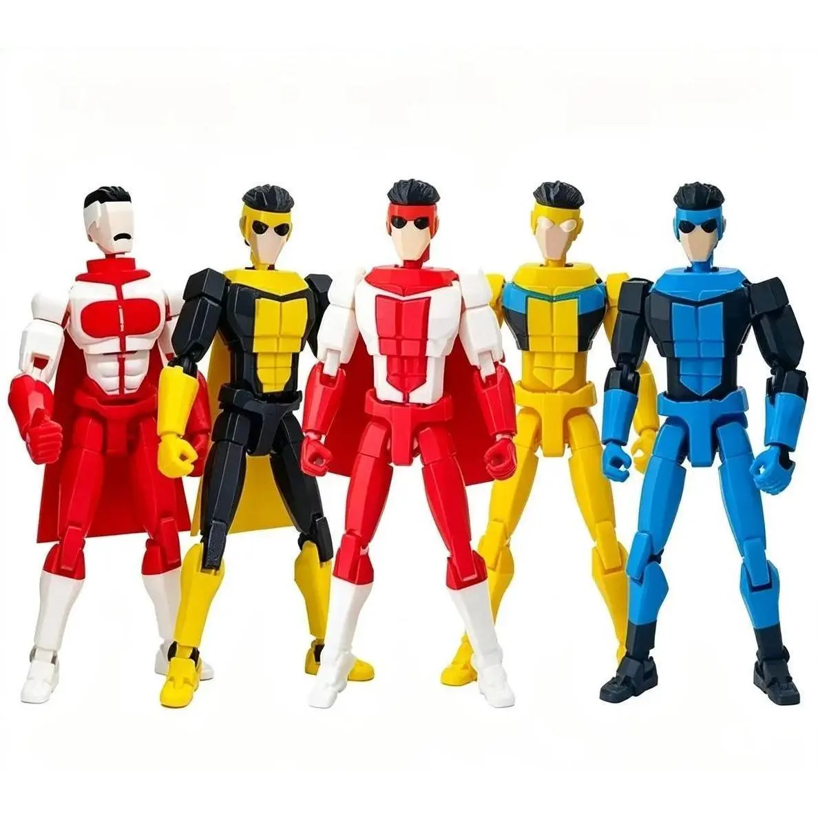 3D Printed Invincible Toys Action Figures Anime Model Lucky Dummy 13 Superheroes Mark Thragg Multi-Jointed Toy Ornaments Gifts