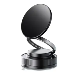Strong Magnetic & Vacuum Suction Phone Holder for Car & Desk, Car Cellphone Mount, Multifunctional Car Accessories | 360° Rotation, No Residue