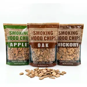 Chips Variety Pack, 3 Flavors (Oak, Hickory, ), 2 lbs x 3 -- - BBQ  Chips for  Box, Electric Smokers, Pellet & Charcoal Grills