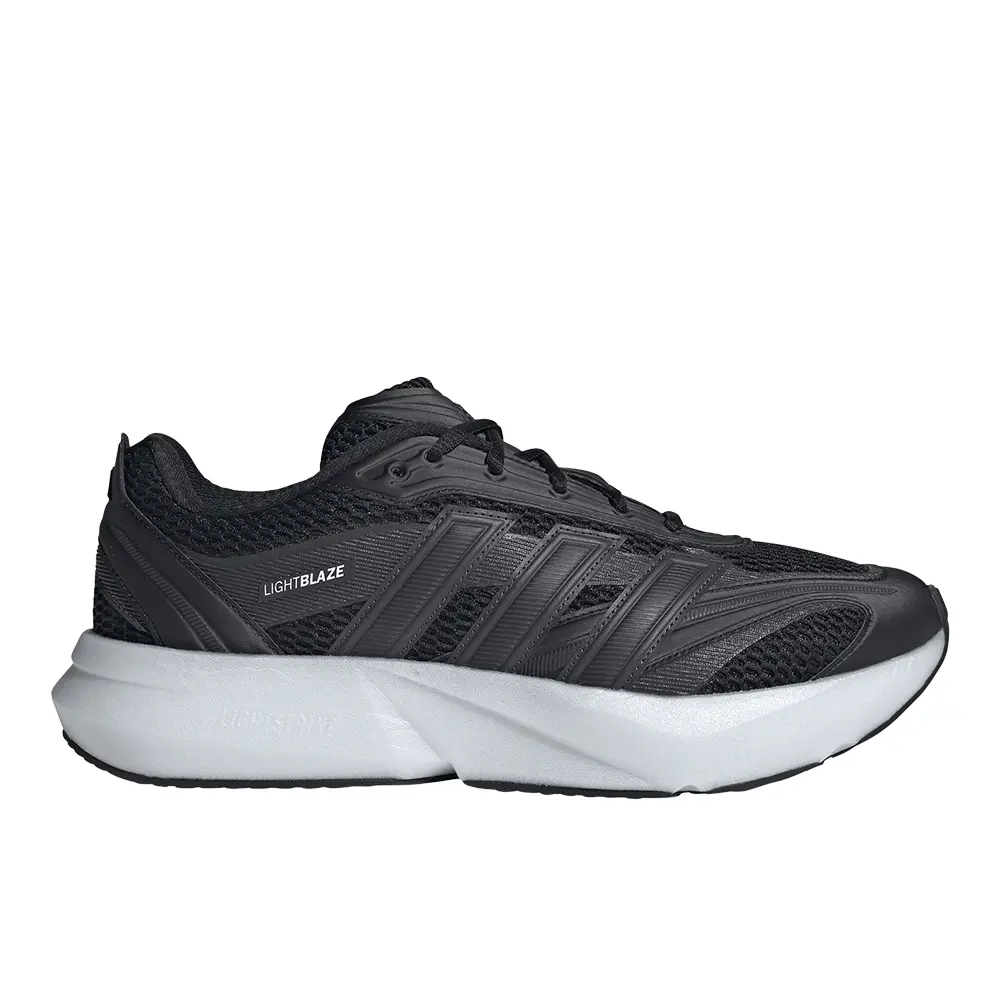 adidas Mens Lightblaze Glow Sneakers Shoes Casual - Black adidas Mens Lightblaze Glow Sneakers Shoes Casual - Black