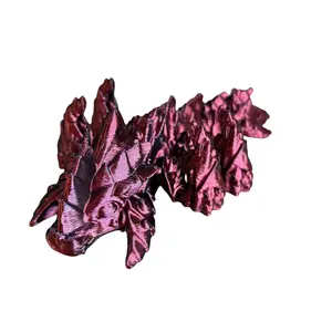 Dunestriker Tadling - 5.5 Inches - Desktop or Fidget Toy - Fully Articulated Dune Themed Dragon - 3D Printed - Choose a Color!