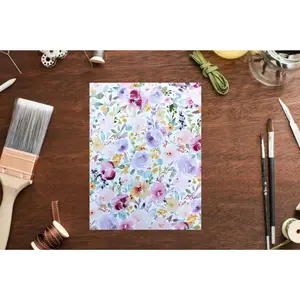 Polymer Clay Clay Transfer Paper, Watercolor Spring , Polymer Clay  image Transfer Paper